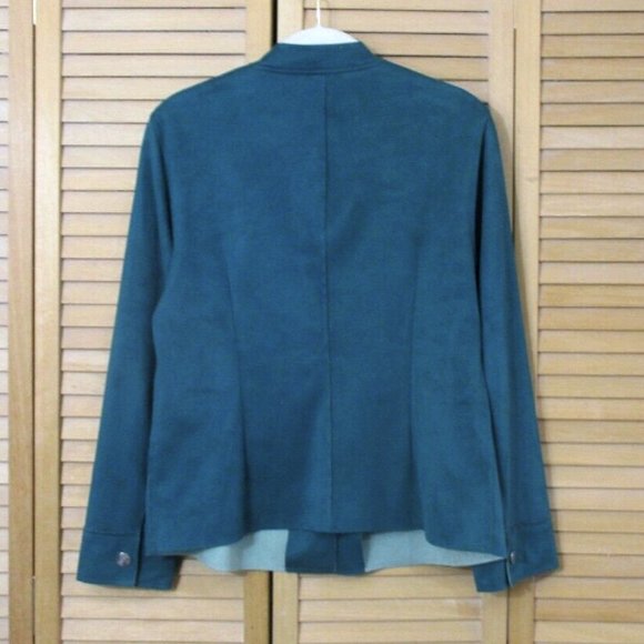 Chico's Double Face Sueded Jacket Size 0 (4) - Picture 7 of 11